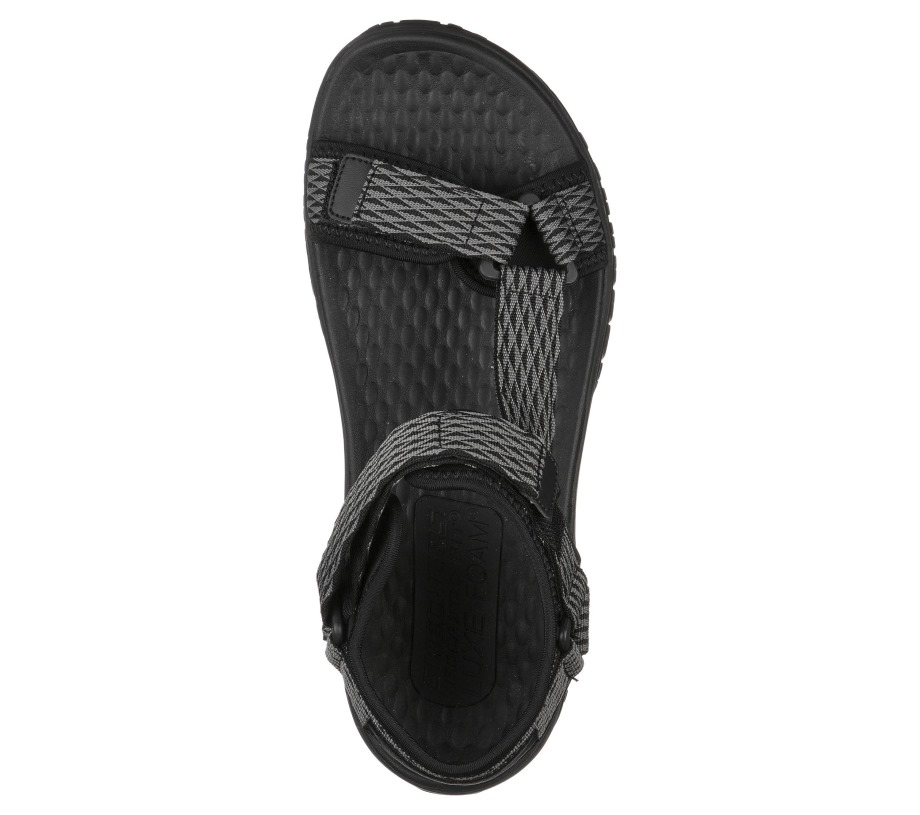 Skechers Relaxed Fit Lomell Rip Tide Black Gray