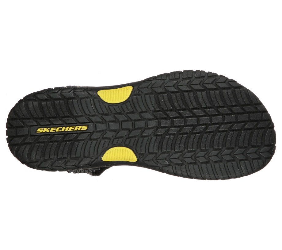 Skechers Relaxed Fit Lomell Rip Tide Black Gray