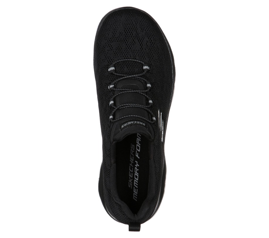 Summits Leopard Spot Black Skechers