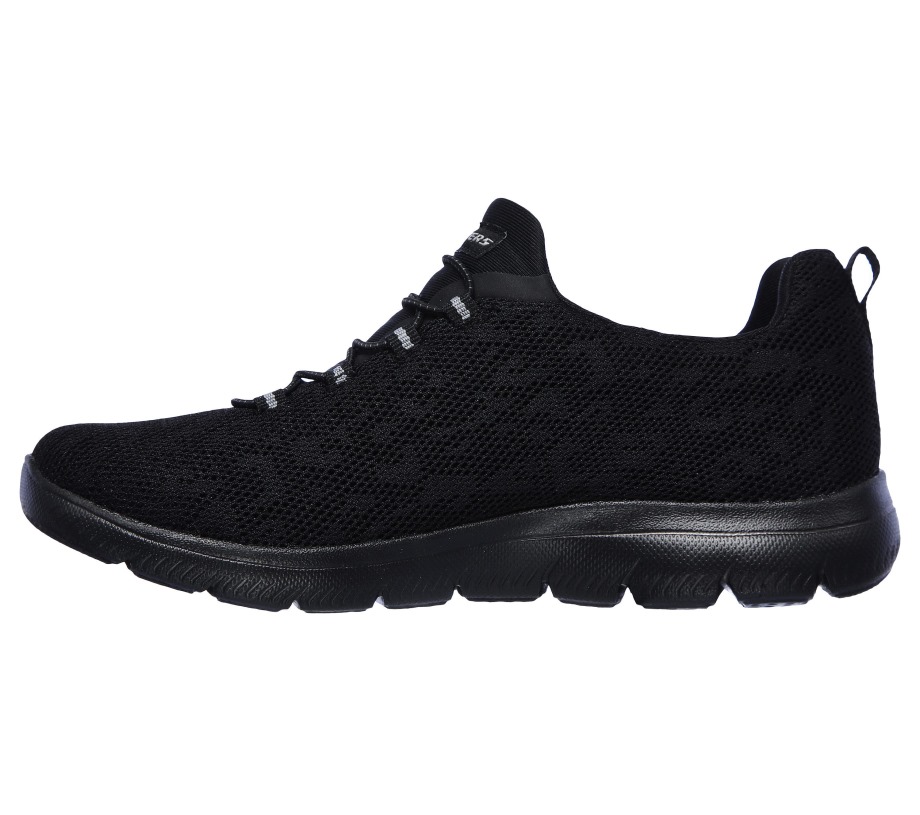 Summits Leopard Spot Black Skechers