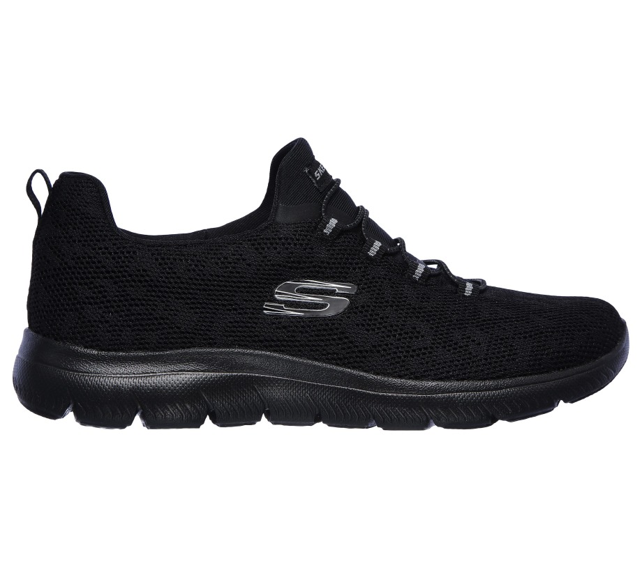 Summits Leopard Spot Black Skechers