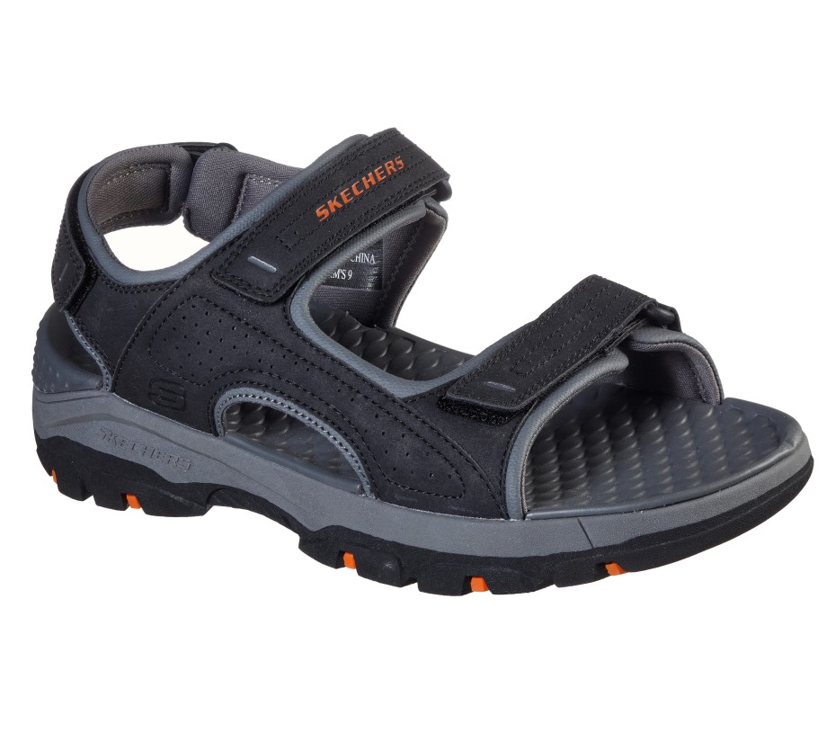 Relaxed Fit Tresmen Garo Black Skechers