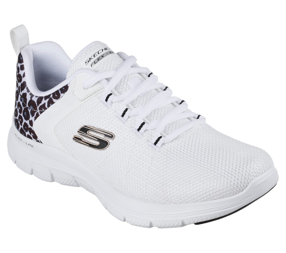 Flex Advantage 4.0 Wild Ballad Skechers White Leopard