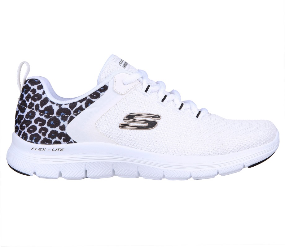 Flex Advantage 4.0 Wild Ballad Skechers White Leopard