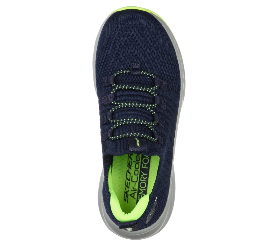 Skechers Elite Rush Navy Lime