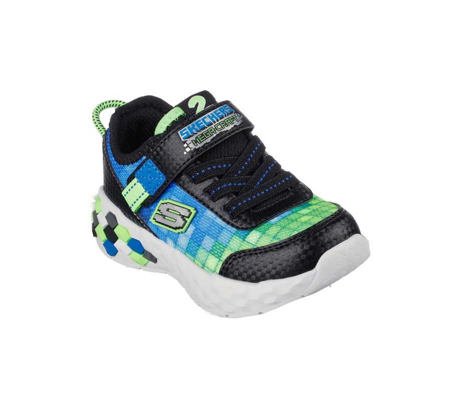 Skechers Lil Mega-Craft 2.0 Black Lime