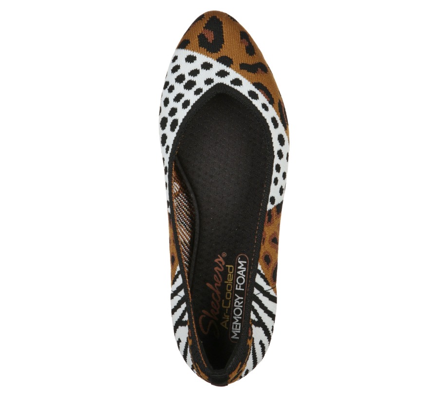 Cleo Party Animal Skechers Tan Black