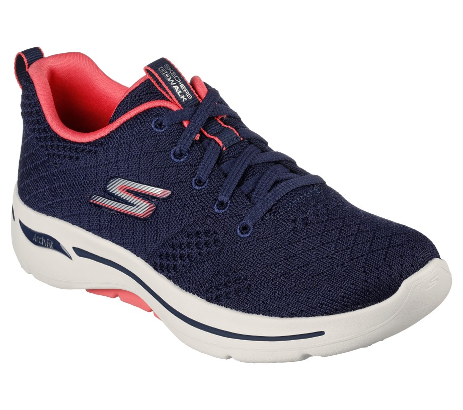 GOwalk Arch Fit Unify Navy Coral Skechers