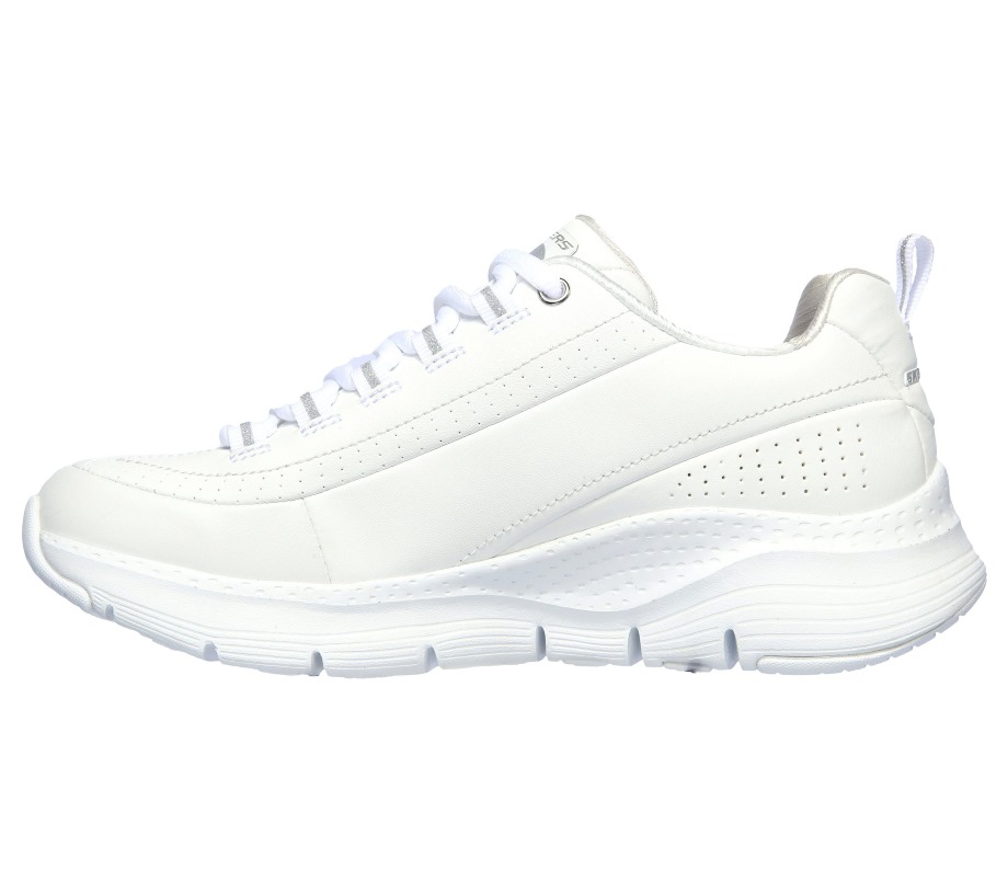 Skechers Arch Fit Citi Drive White Silver
