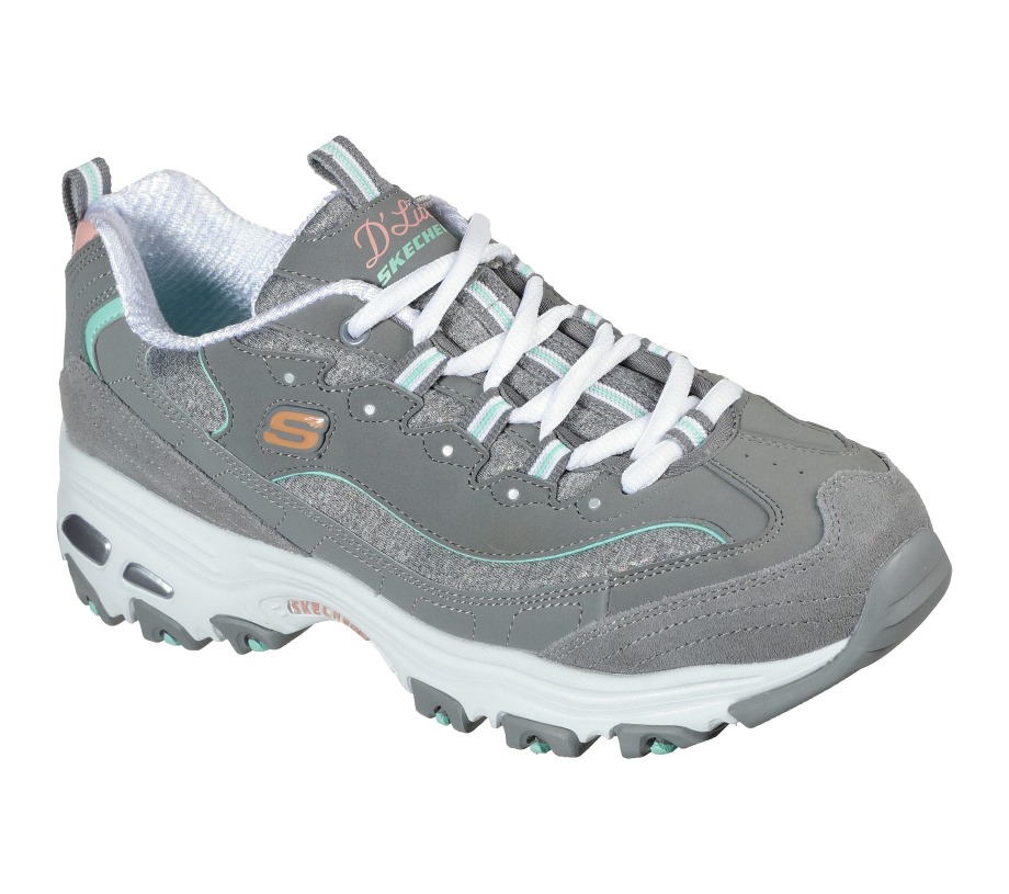 D'Lites Sparkling Rain Skechers Gray Multi