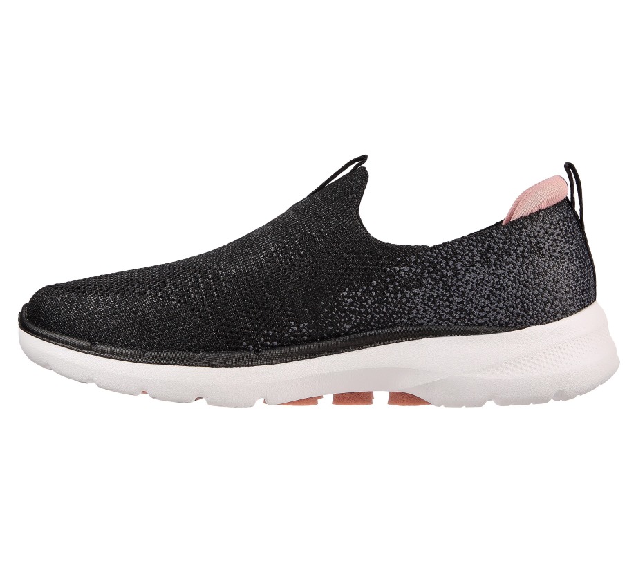 Skechers GOwalk 6 Glimmering Black Pink