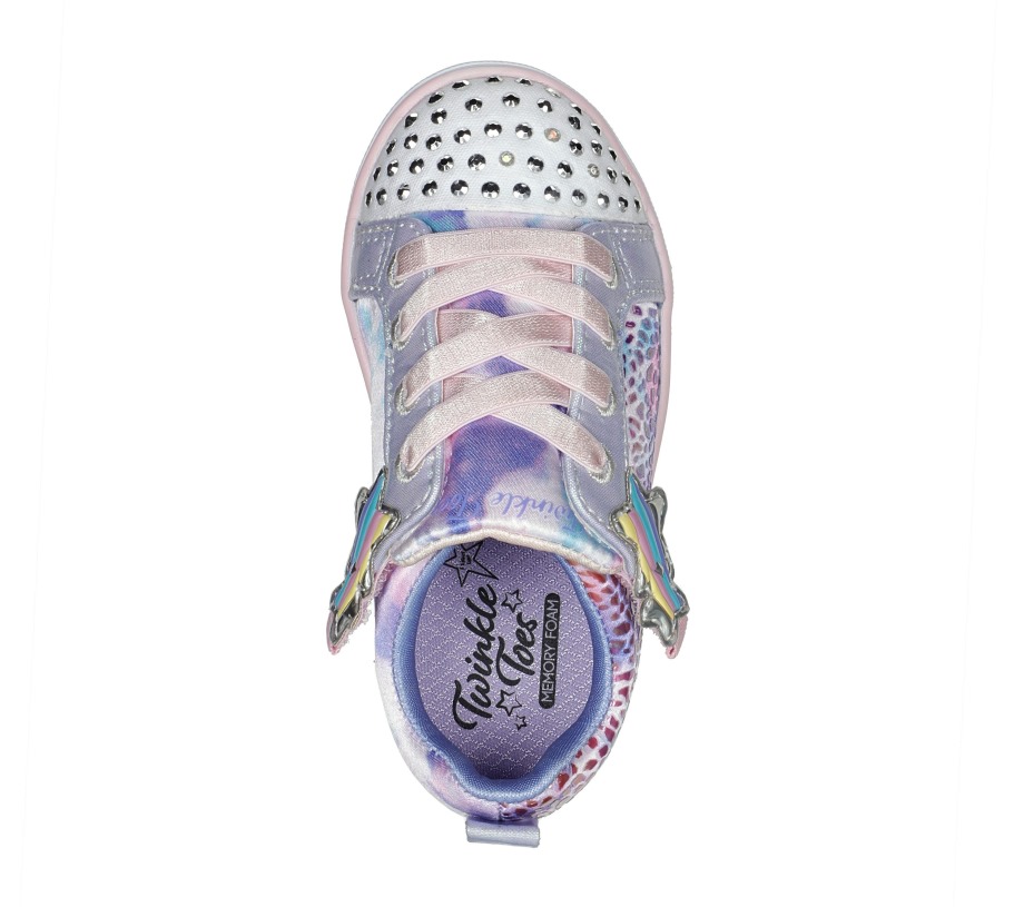 Twinkle Toes Sparkle Lite Galactic Shines Skechers