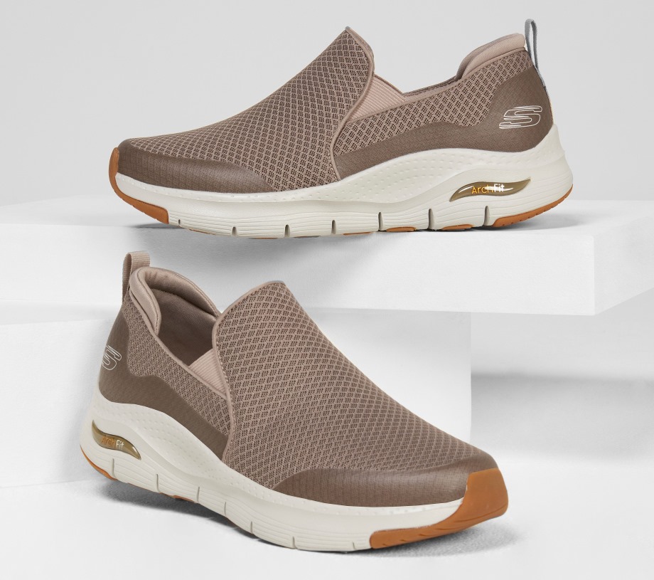 Arch Fit Banlin Taupe Skechers