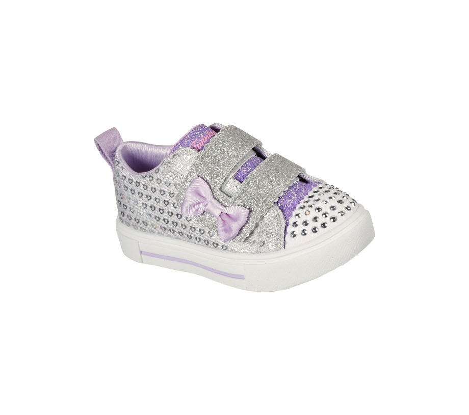 Twinkle Toes Twinkle Sparks Heart Dreams Skechers Silver