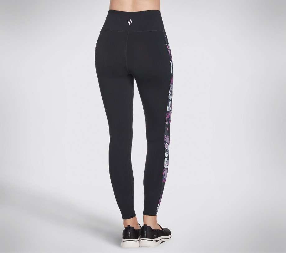 GOwalk Orchid Bloom High Waisted Legging Skechers Black Multi