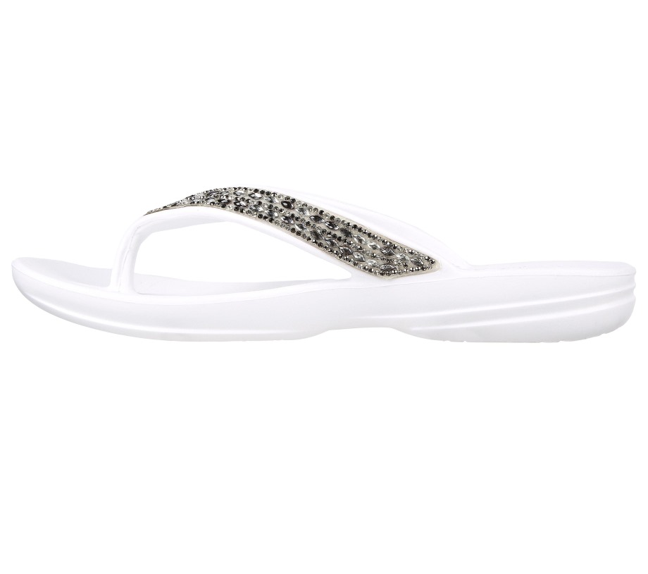 Skechers Foamies Glitzy White