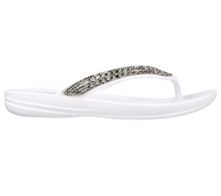 Skechers Foamies Glitzy White