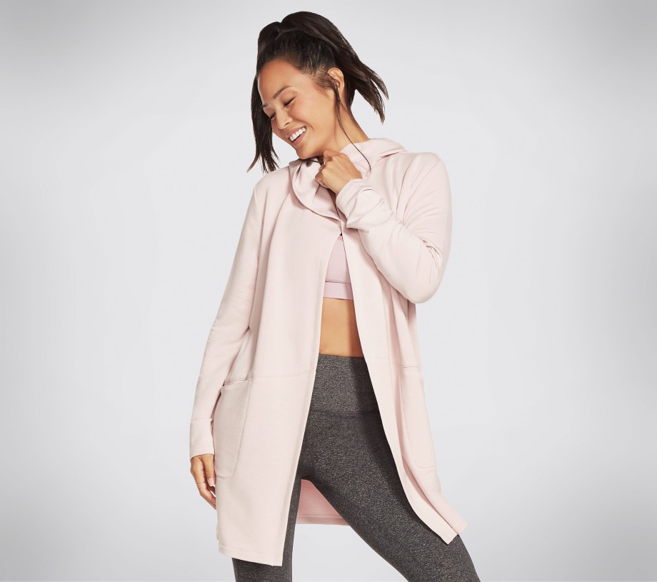 Apparel Restful Hoodigan Light Pink Skechers