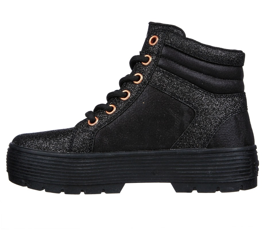 Elevated City Shine Black Rose Gold Skechers