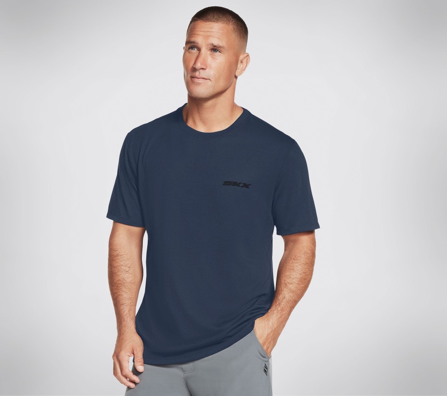 Skechers Apparel DRI-RELEASE SKX Tee Shirt Navy