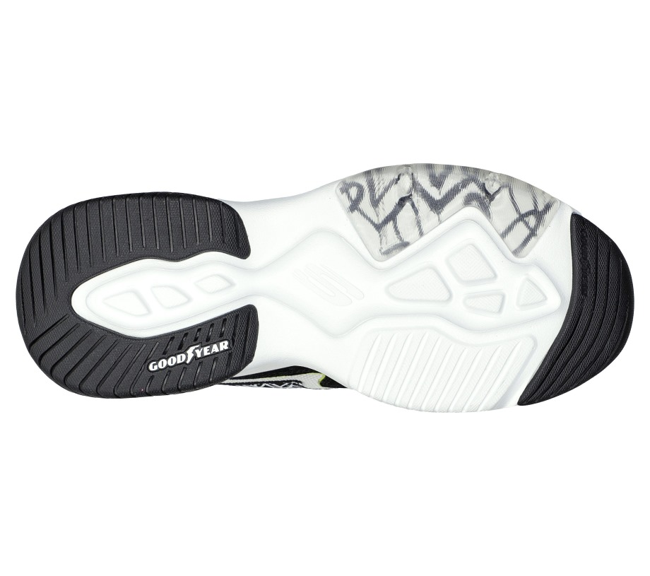 x JGoldcrown D'Lites 4.0 Bold Days Skechers Black White