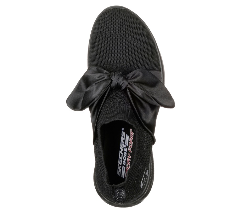 BOBS Sport Squad 2 Bow Beauty Black Skechers
