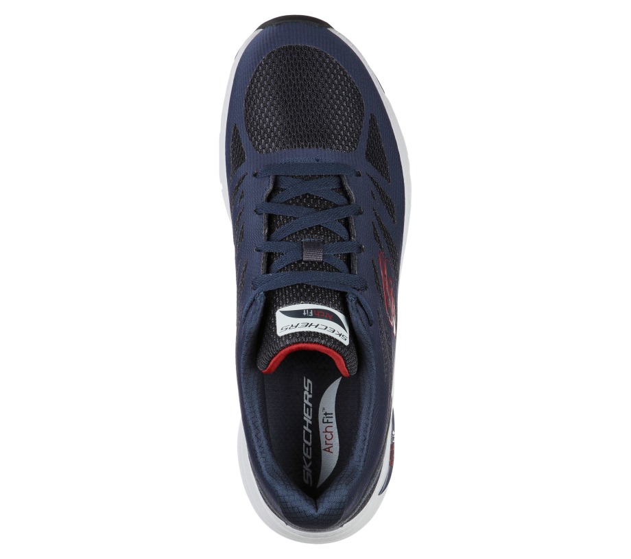 Arch Fit Charge Back Skechers Navy Red