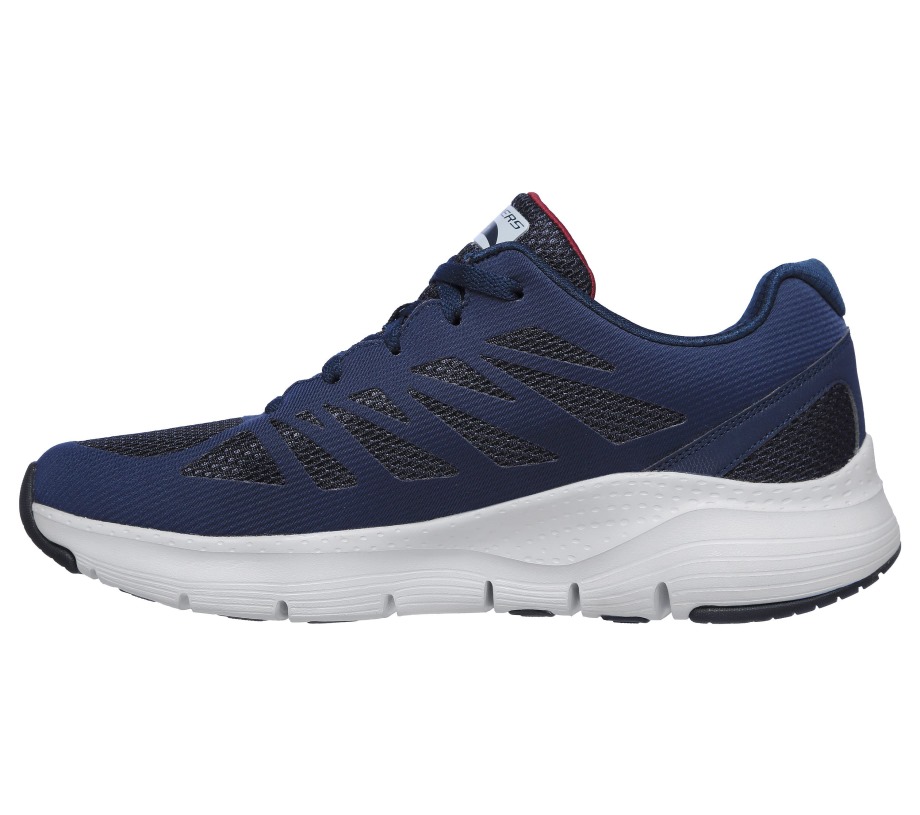 Arch Fit Charge Back Skechers Navy Red
