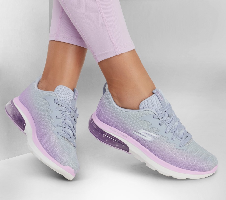 GOwalk Air 2.0 Quick Breeze Gray Lavender Skechers
