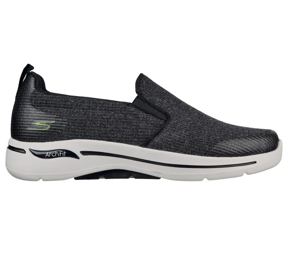 GO WALK Arch Fit Our Earth Black Lime Skechers