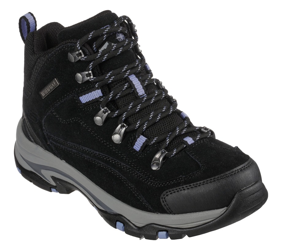 Relaxed Fit Trego Alpine Trail Skechers Black Charcoal