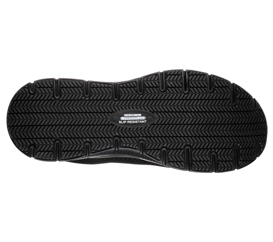 Skechers Work Relaxed Fit Flex Advantage Bendon SR Black