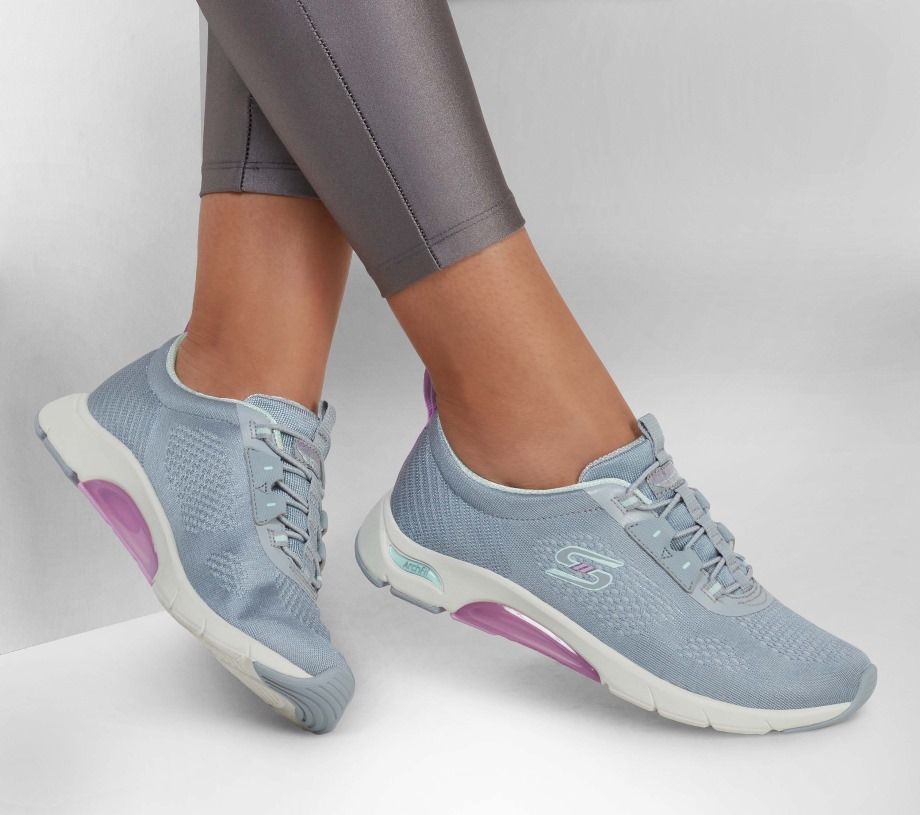 Skechers Skech-Air Arch Fit Mellow Gray Aqua