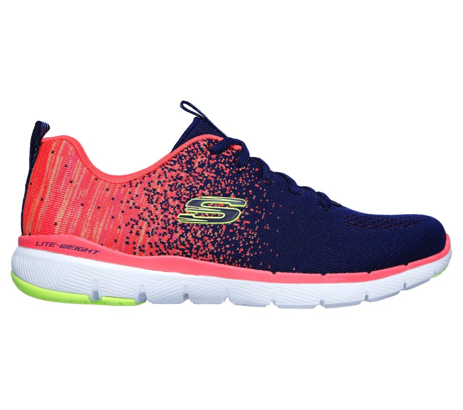 Flex Appeal 3.0 She's Iconic Skechers Navy Coral