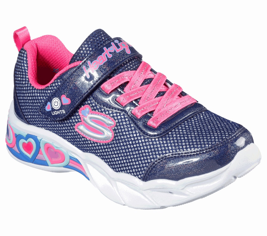 S Lights Sweetheart Lights Shimmer Spells Skechers Navy Multi
