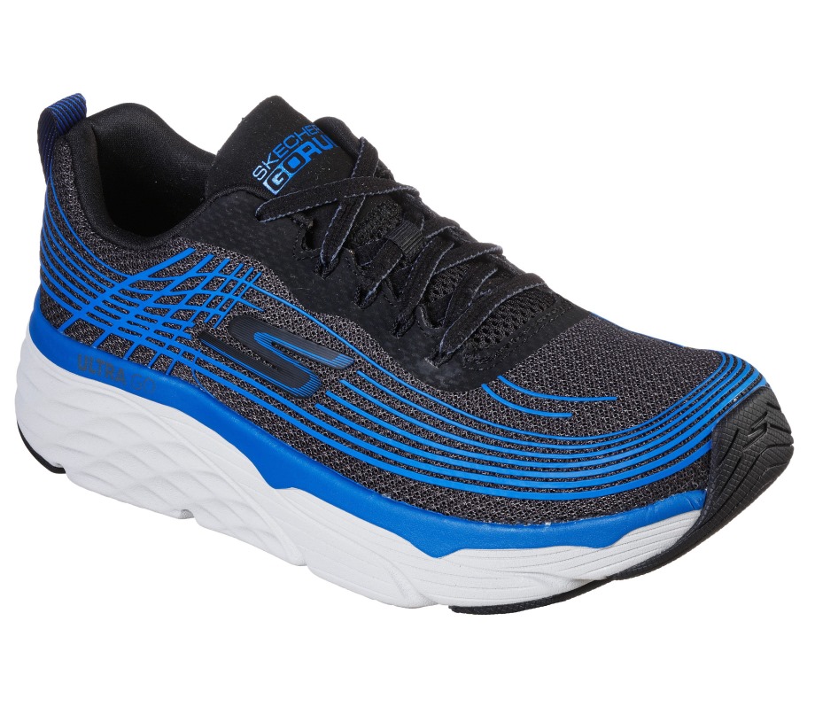 Skechers Max Cushioning Elite Brilliant Black Blue