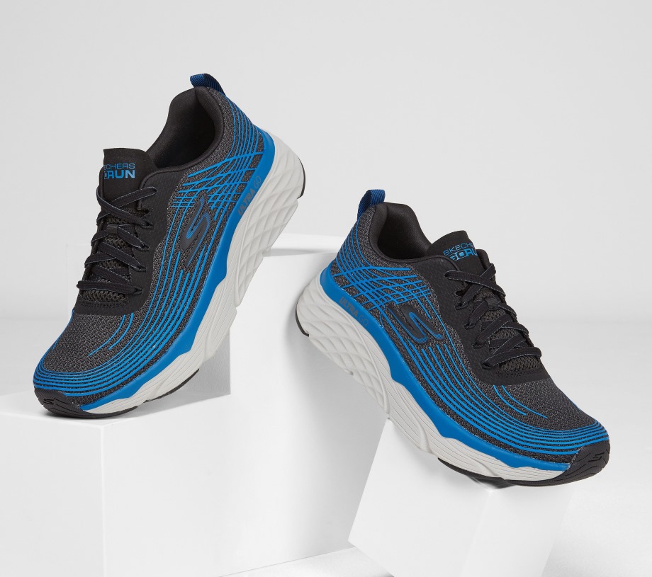 Skechers Max Cushioning Elite Brilliant Black Blue