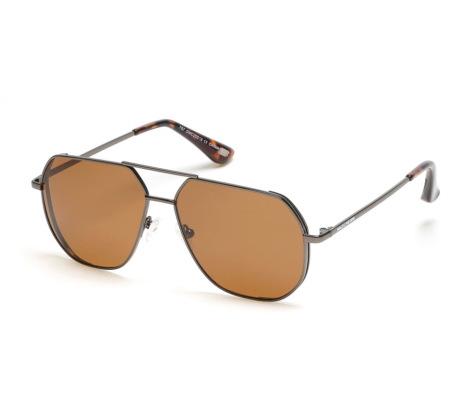 Skechers Metal Aviator Sunglasses Gunmetal