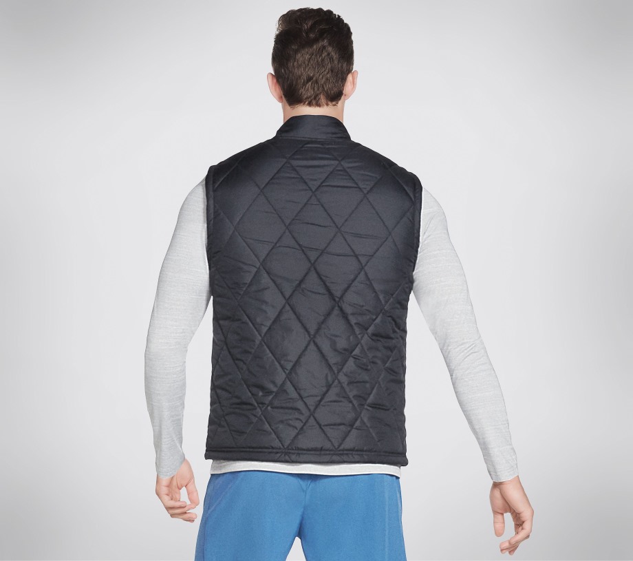 Apparel Apex Quilted Vest Skechers Black