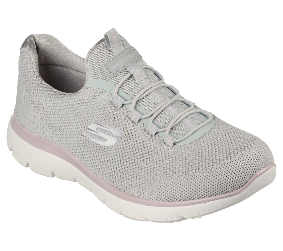 Skechers Summits Cool Classic Light Gray Lavender