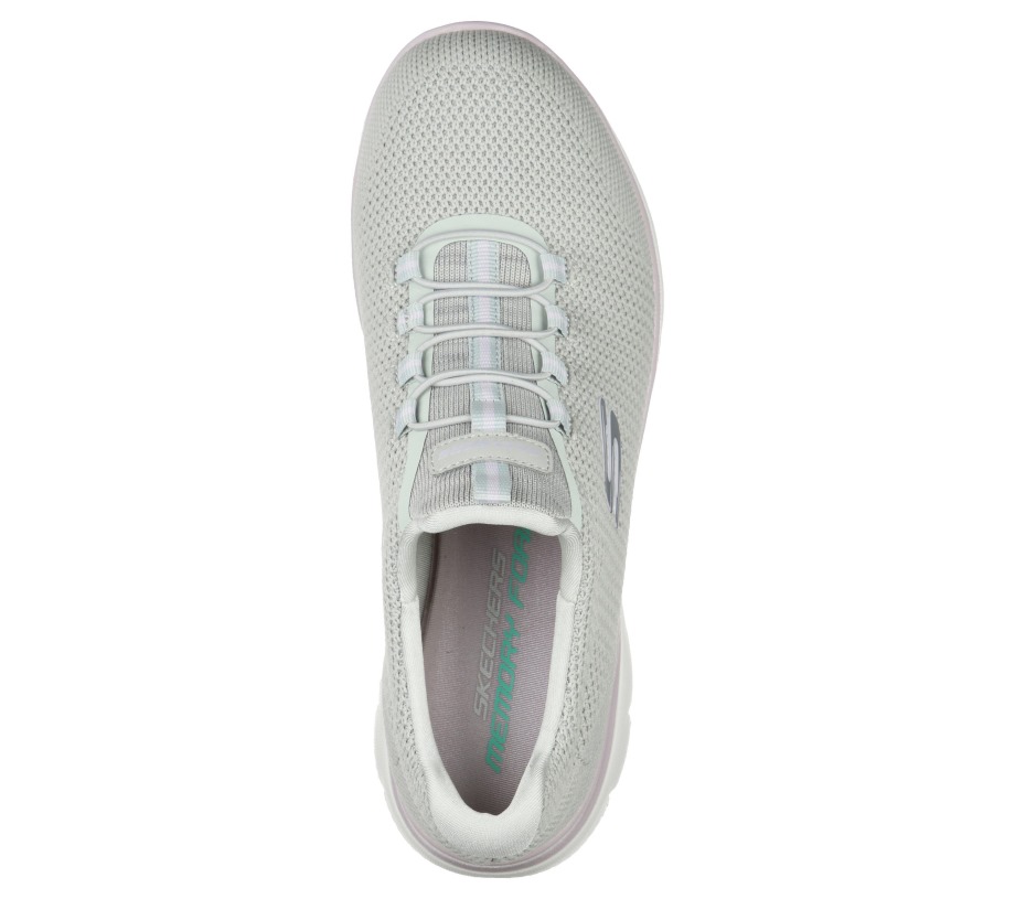 Skechers Summits Cool Classic Light Gray Lavender