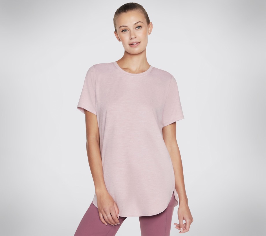 GO DRI SWIFT Tunic Tee Skechers Pink Lavender