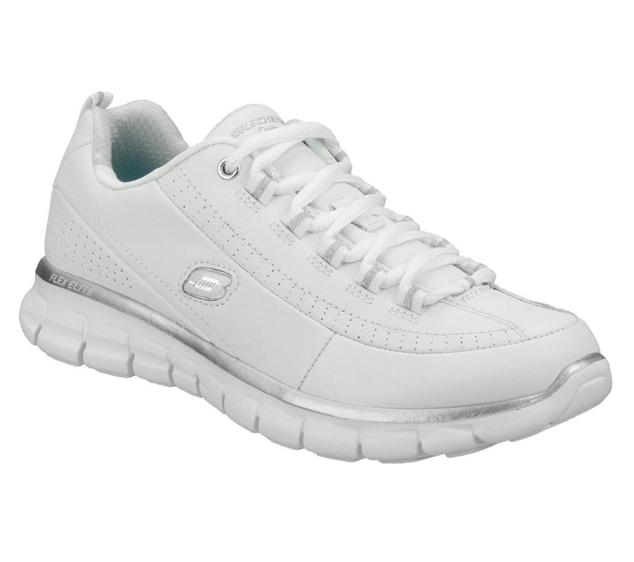 Synergy Elite Status Skechers White Silver
