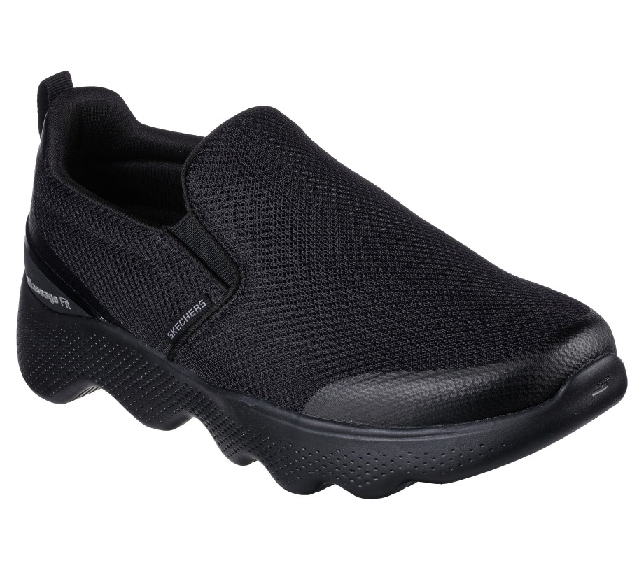Skechers GO WALK Massage Fit Ripple Black