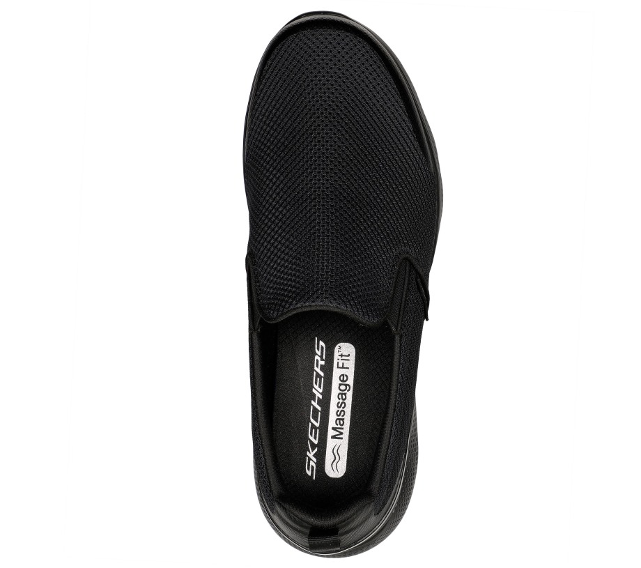 Skechers GO WALK Massage Fit Ripple Black