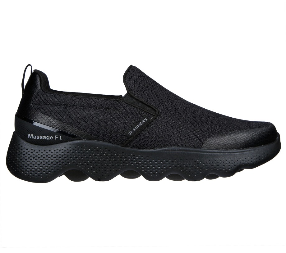 Skechers GO WALK Massage Fit Ripple Black