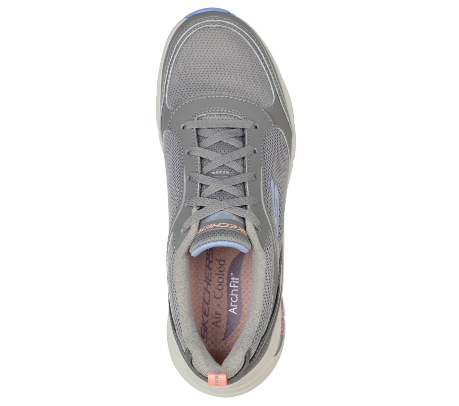 Arch Fit Gentle Stride Gray Blue Skechers