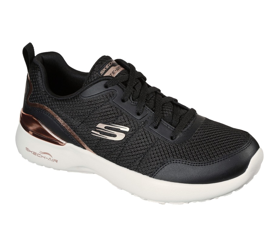 Skech-Air Dynamight The Halcyon Skechers Black Rose Gold