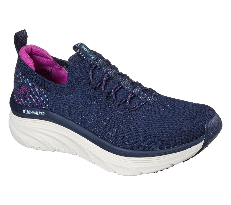 D'Lux Walker Star Stunner Navy Purple Skechers
