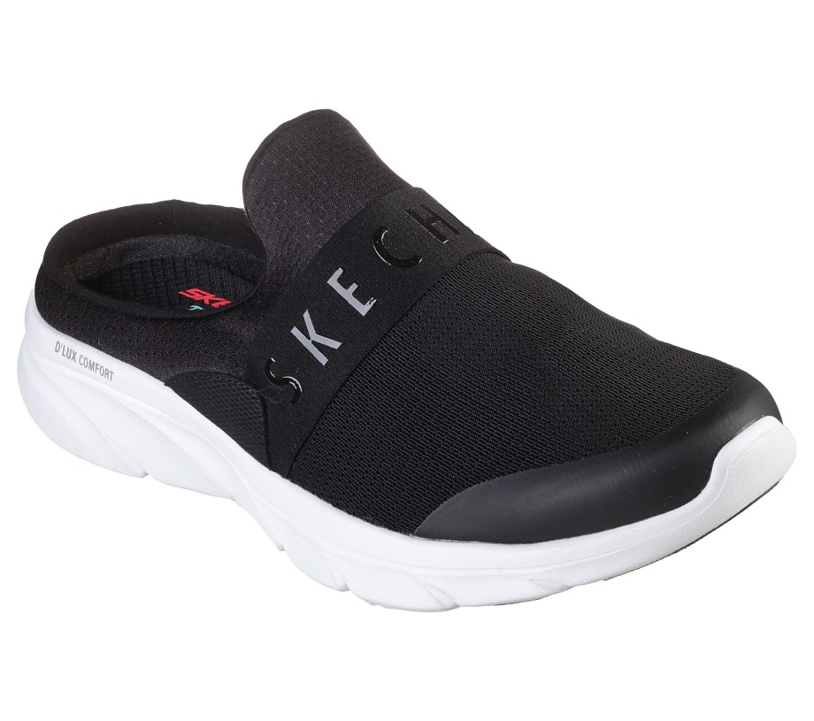 Skechers Relaxed Fit D'Lux Comfort Enthusiast Black White